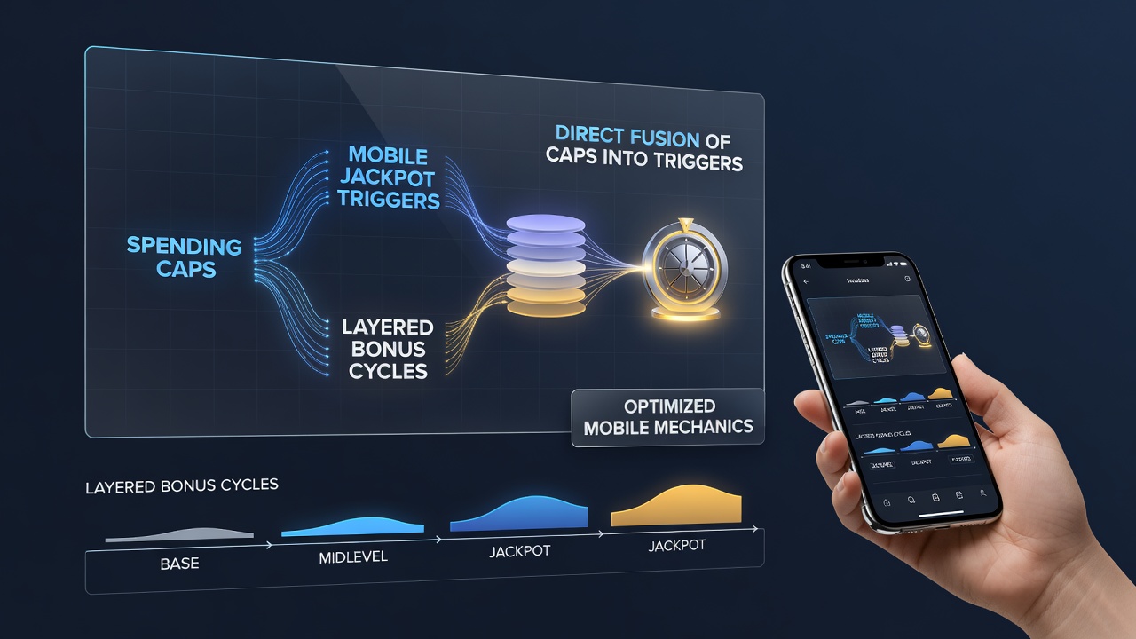 Technische Darstellung von Bonuszyklen mit eingebetteten Ausgabenlimits in mobilen Casinos