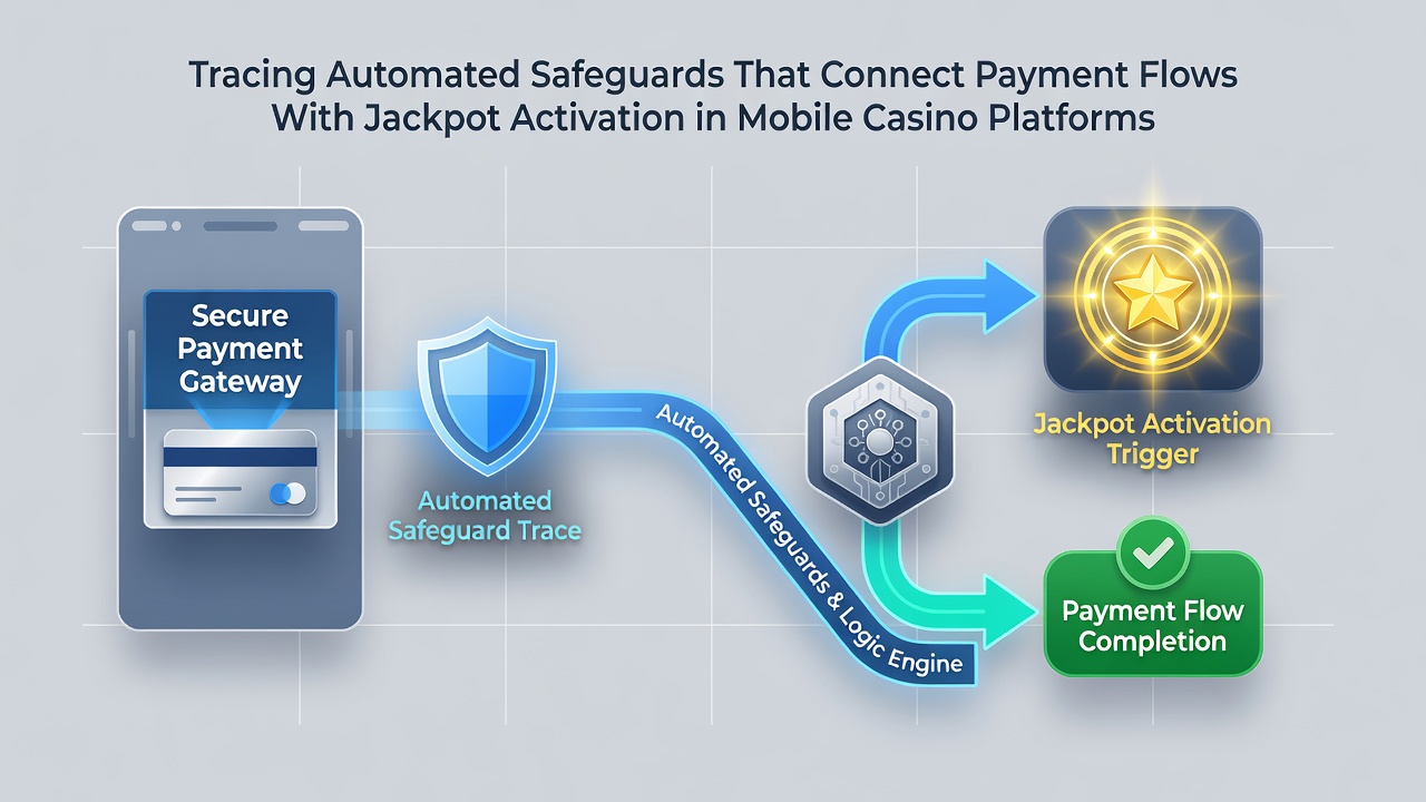 Datenfluss zwischen Zahlungssystem und Jackpot-Engine in einer mobilen Casino-Plattform