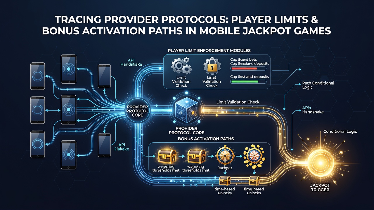 Illustration der Verknüpfung von Limits und Bonus-Pfaden in mobilen Casino-Anwendungen