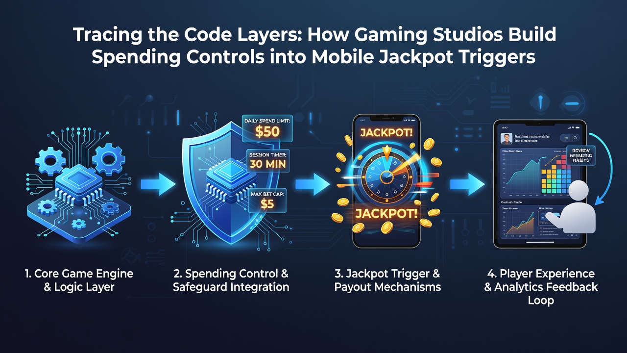 Visualisierung von Transaktionsüberwachung und Belohnungszyklen in mobilen Gaming-Architekturen